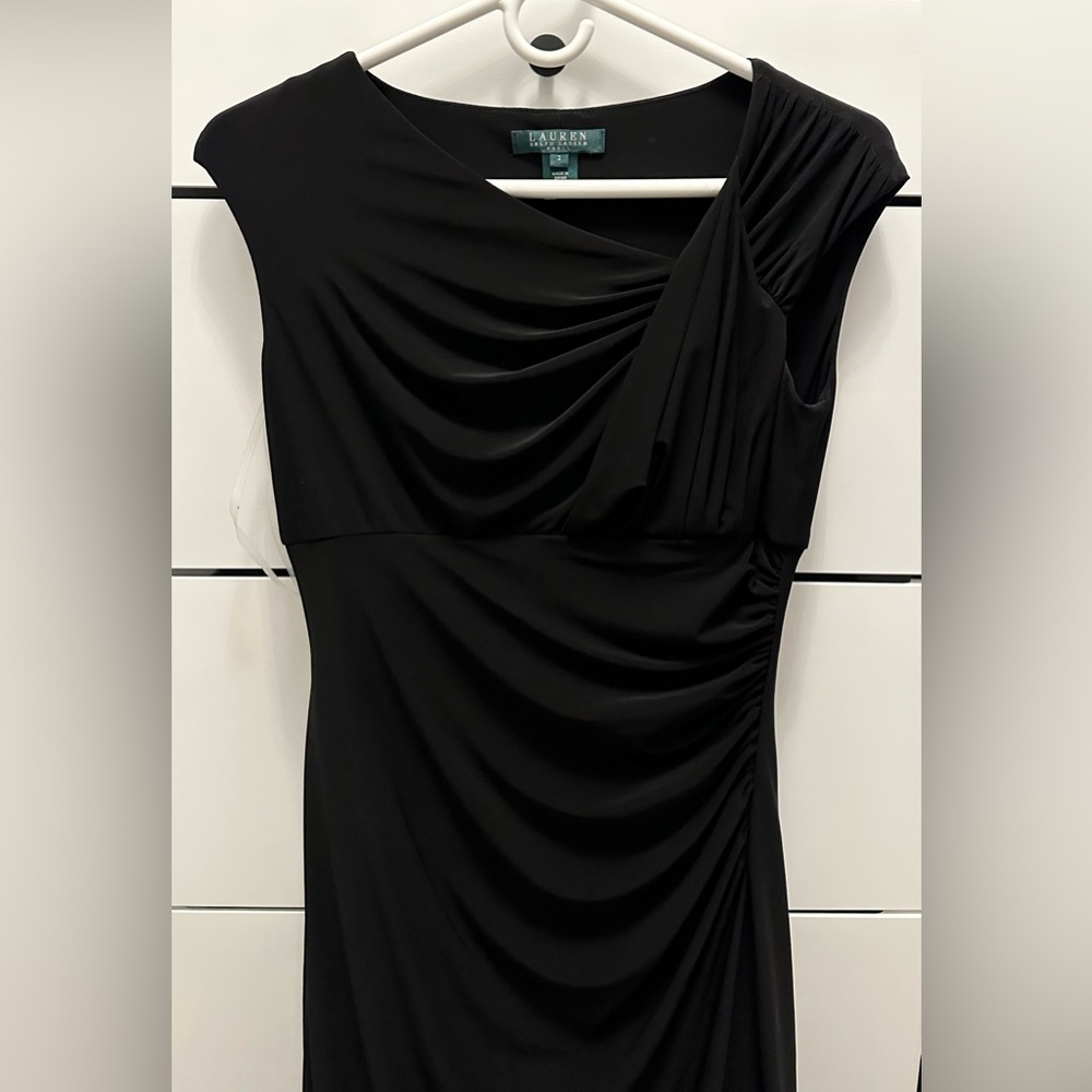 Ralph Lauren Black Dress Size 2 - Picture 2 of 3